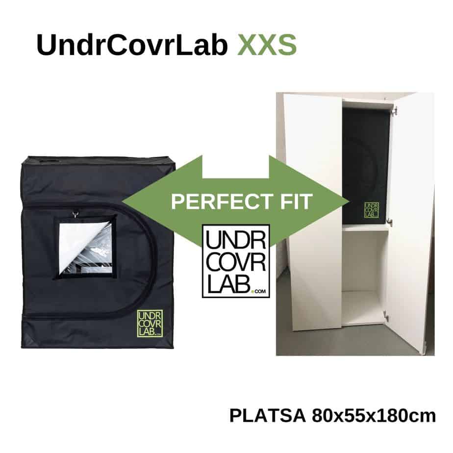Undrrlab S Micro Stealth Grow Box Tent 73x38x89cm